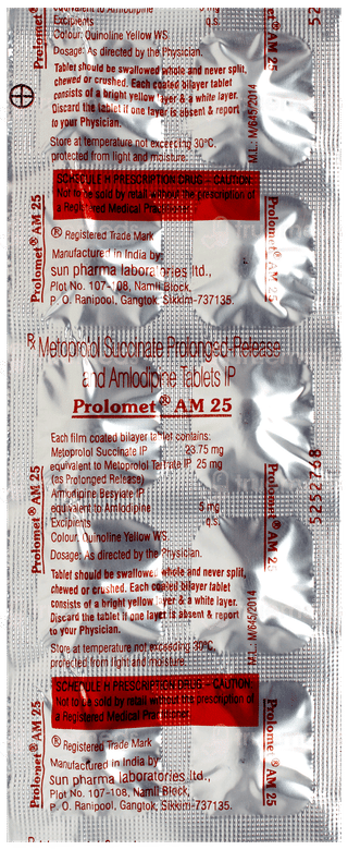 Prolomet Am 25 Tablet 10